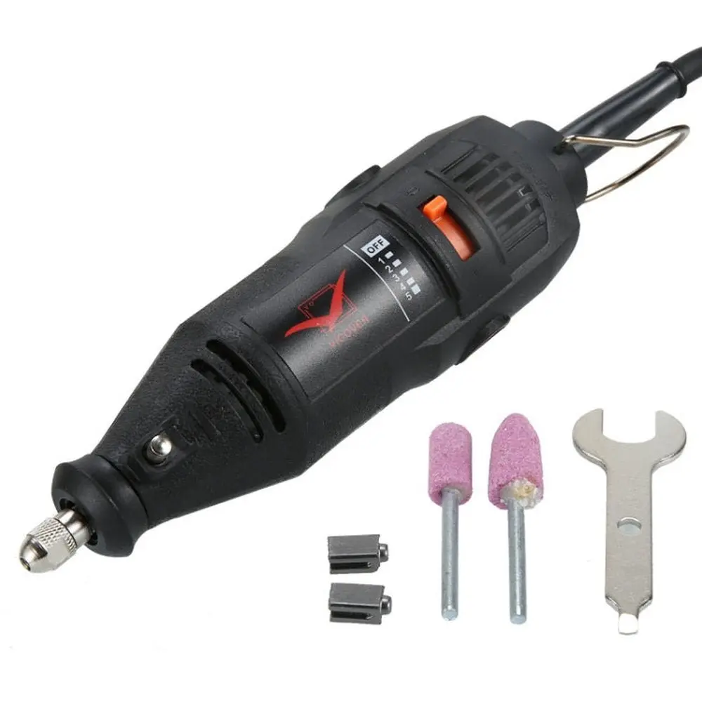 Vicover Small Adjustable Speed Electrical Grinder Set Jade Carving Pen Polishing Tool Eu Plug, Standard Model, 40Pcs Parts, 40Pcs Parts+Soft Shaft, 78Pcs Parts, 78Pcs Parts+Soft Shaft, 100Pcs Parts, 100Pcs Parts+Soft Shaft, 147Pcs Parts 1
