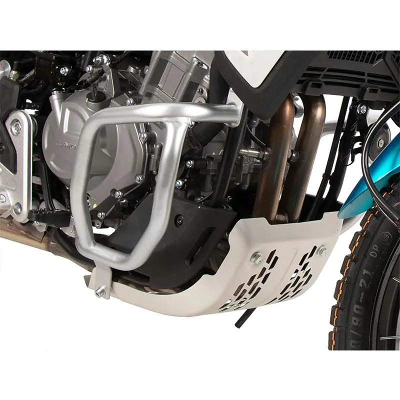 Crash Bar Moteur Cfmoto 450Mt - Argentées | Hepco & Becker 1