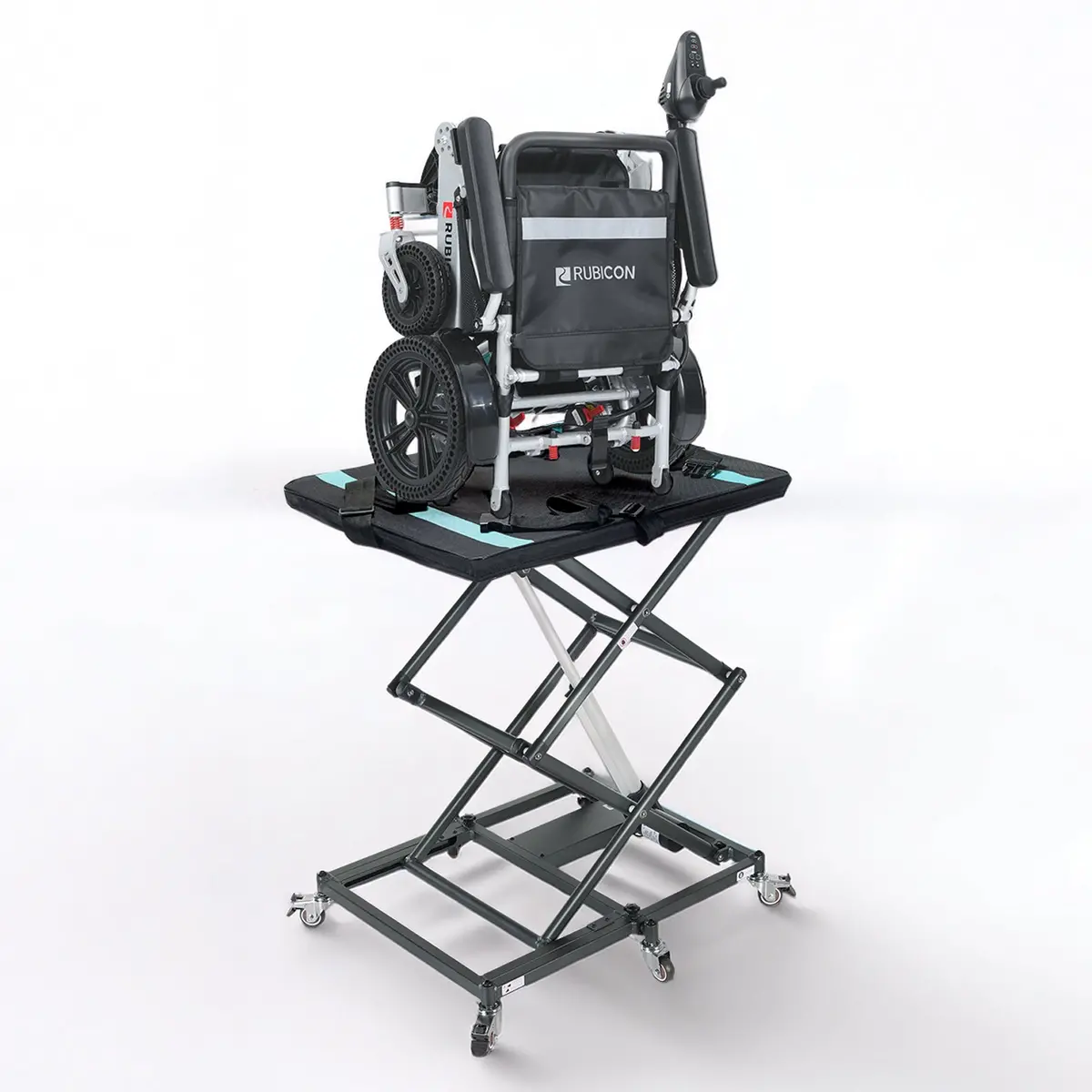 Rubicon Dl01 Portable Electric Lift For Wheelchairs & Scooters: Lightweight, Foldable, 110 Lbs Capacity, 35" Lift Height, Car & Suv Compatible 1