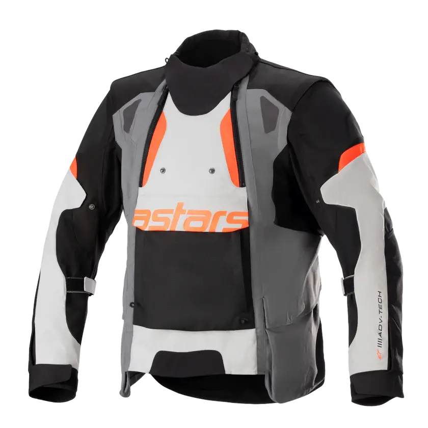 Alpinestars Halo Drystar Adventure Jacket - Dark Grey/Ice Grey/Black 1