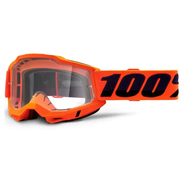 100% Accuri 2 Otg Orange Goggle - Clear Lens 1