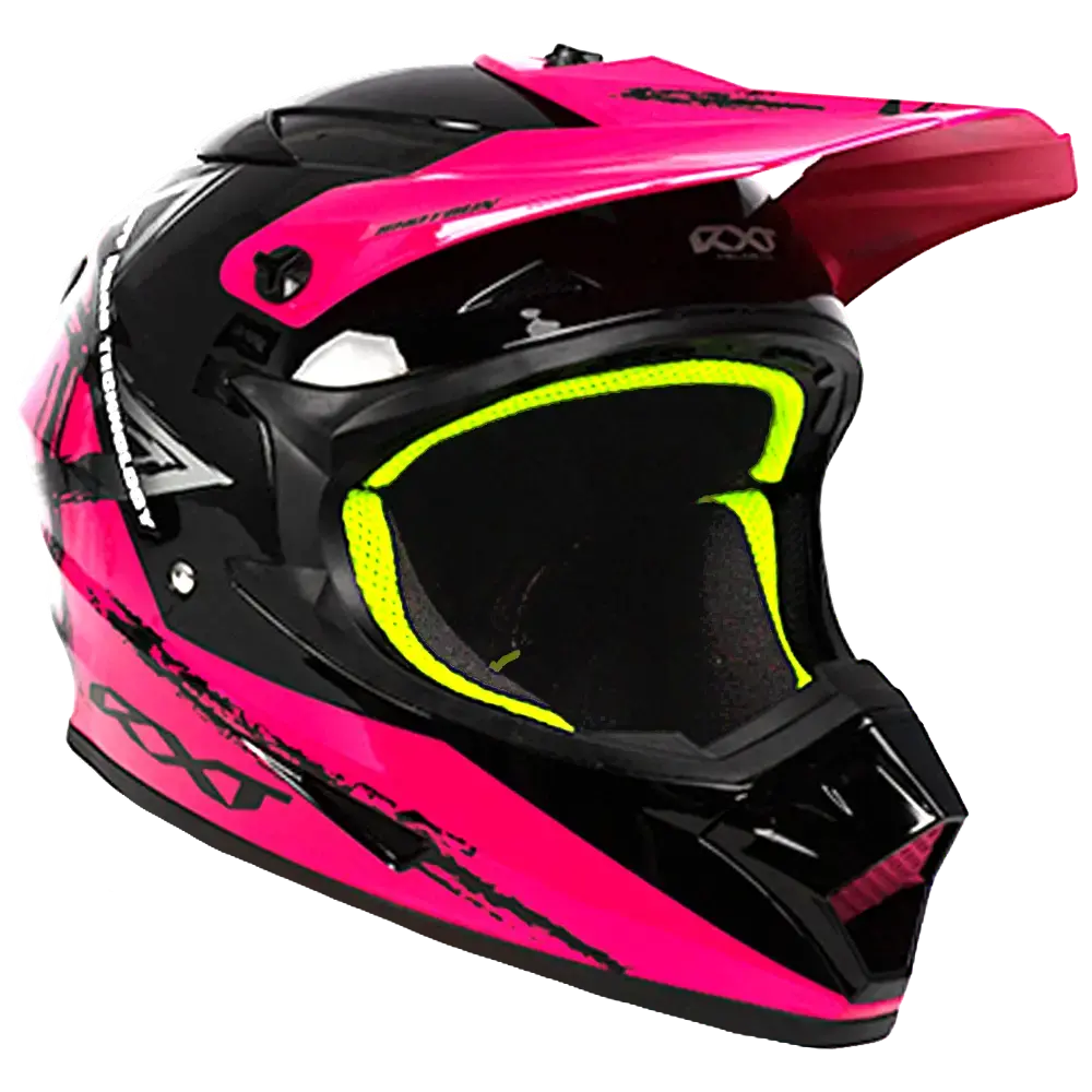 Rxt Sector Wrath Helmet - Gloss Black/Magenta 1