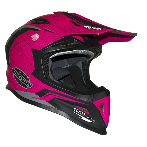 Rxt Sg1 Ultra Shotgun Helmet - Matt Magenta 1