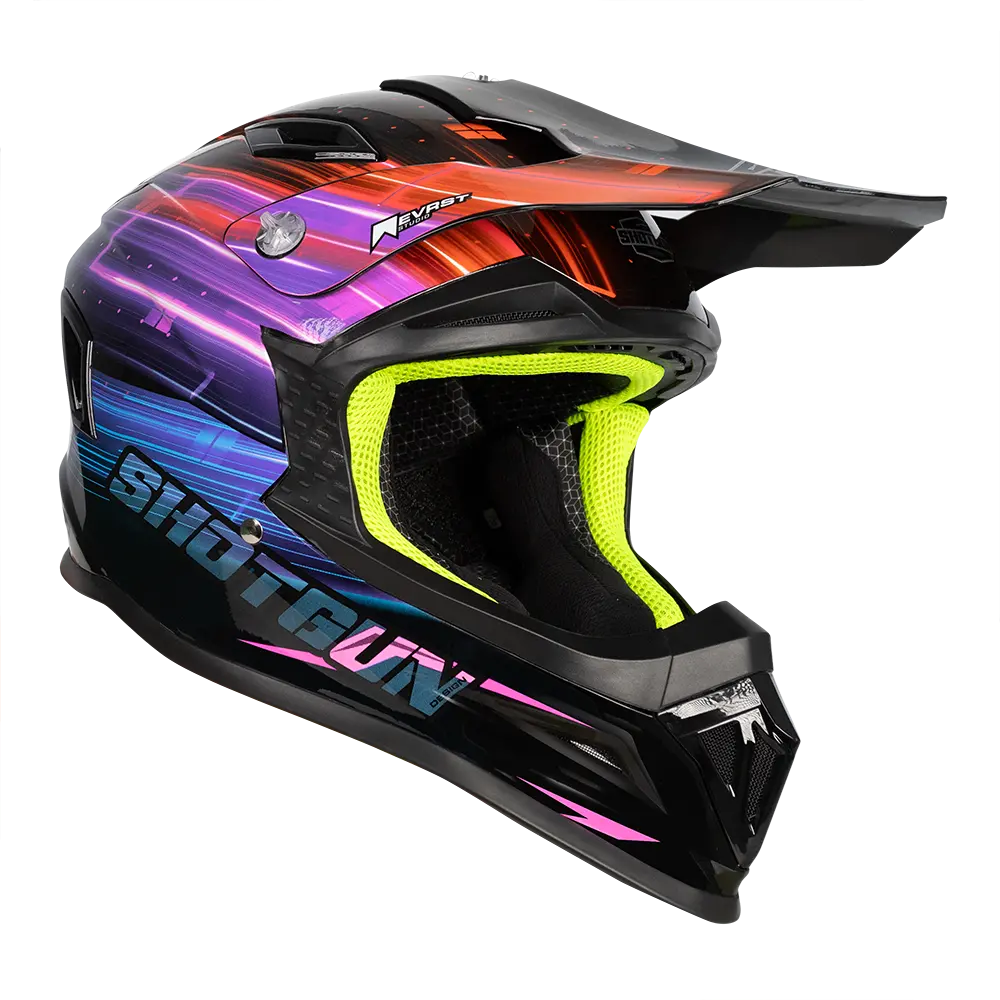 Rxt Sg1 Ultra+ Blur Helmet - Black/Pink 1