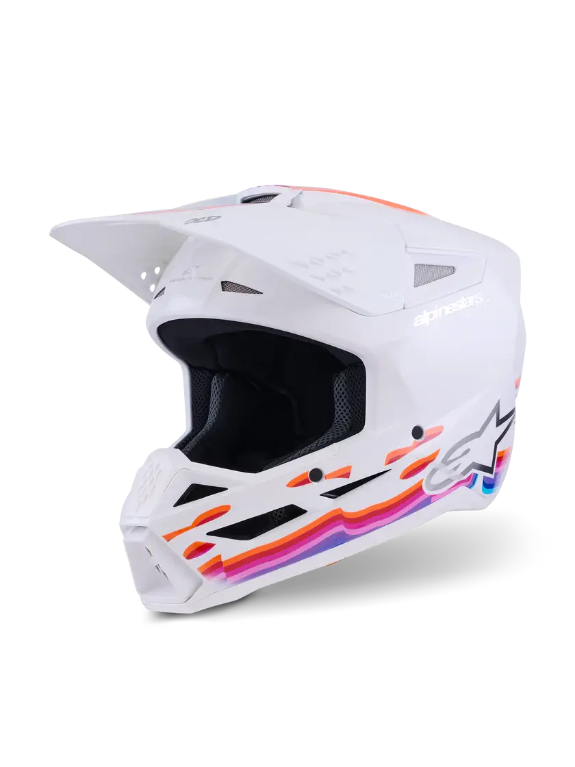 Alpinestars 2026 Sm3 Force Helmet - White Glossy 1