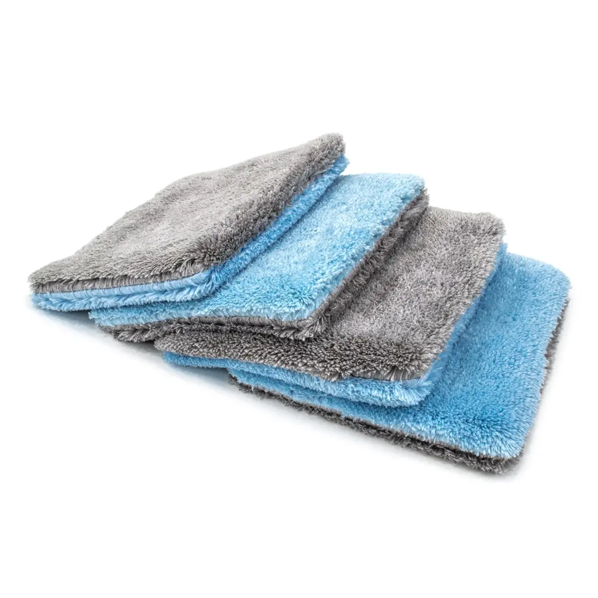 Flat Out - Microfiber Wash Pad (9"X8") Blue/Gray - 4 Pack 1