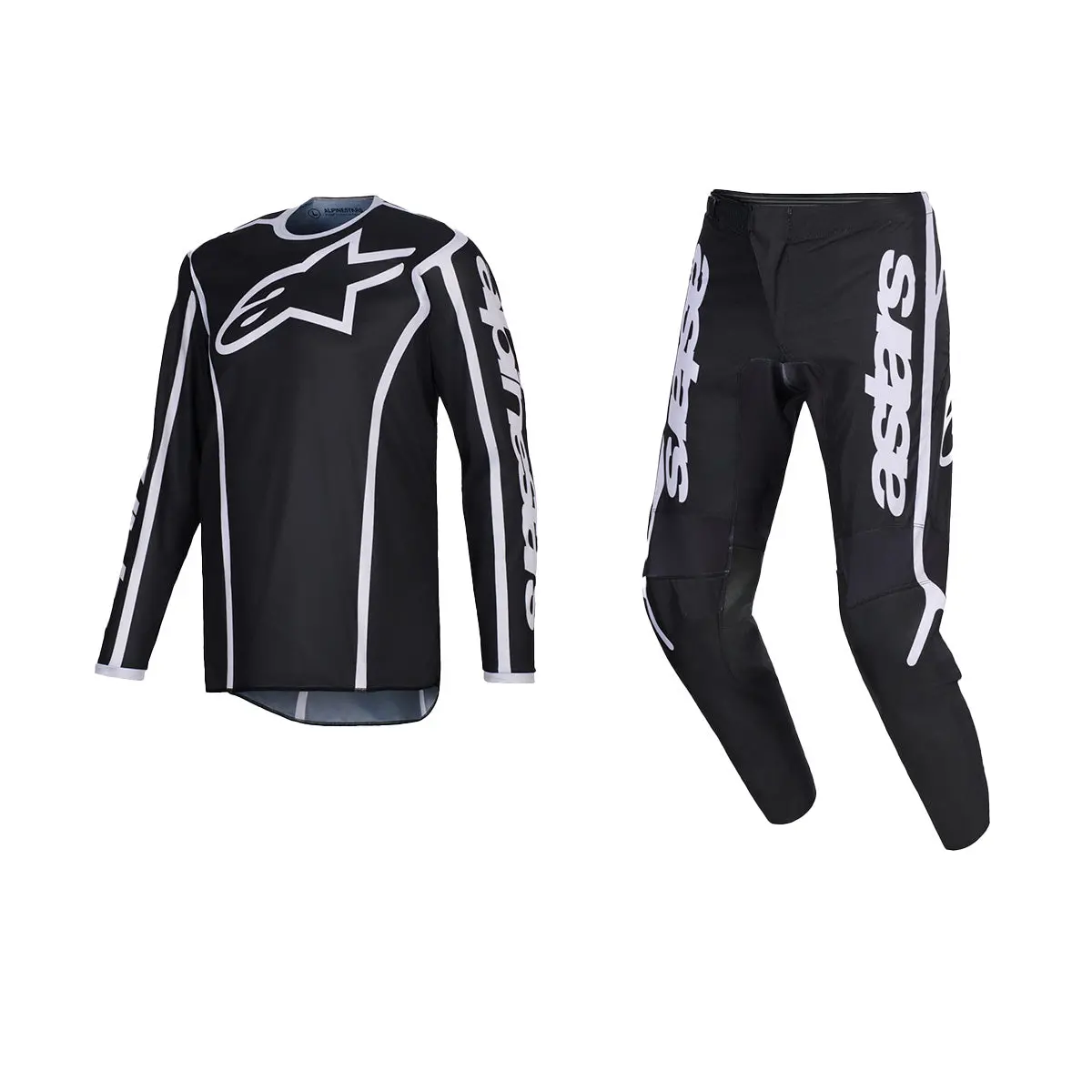 Alpinestars 2026 Fluid Apex Gear Set - Black Grey 1