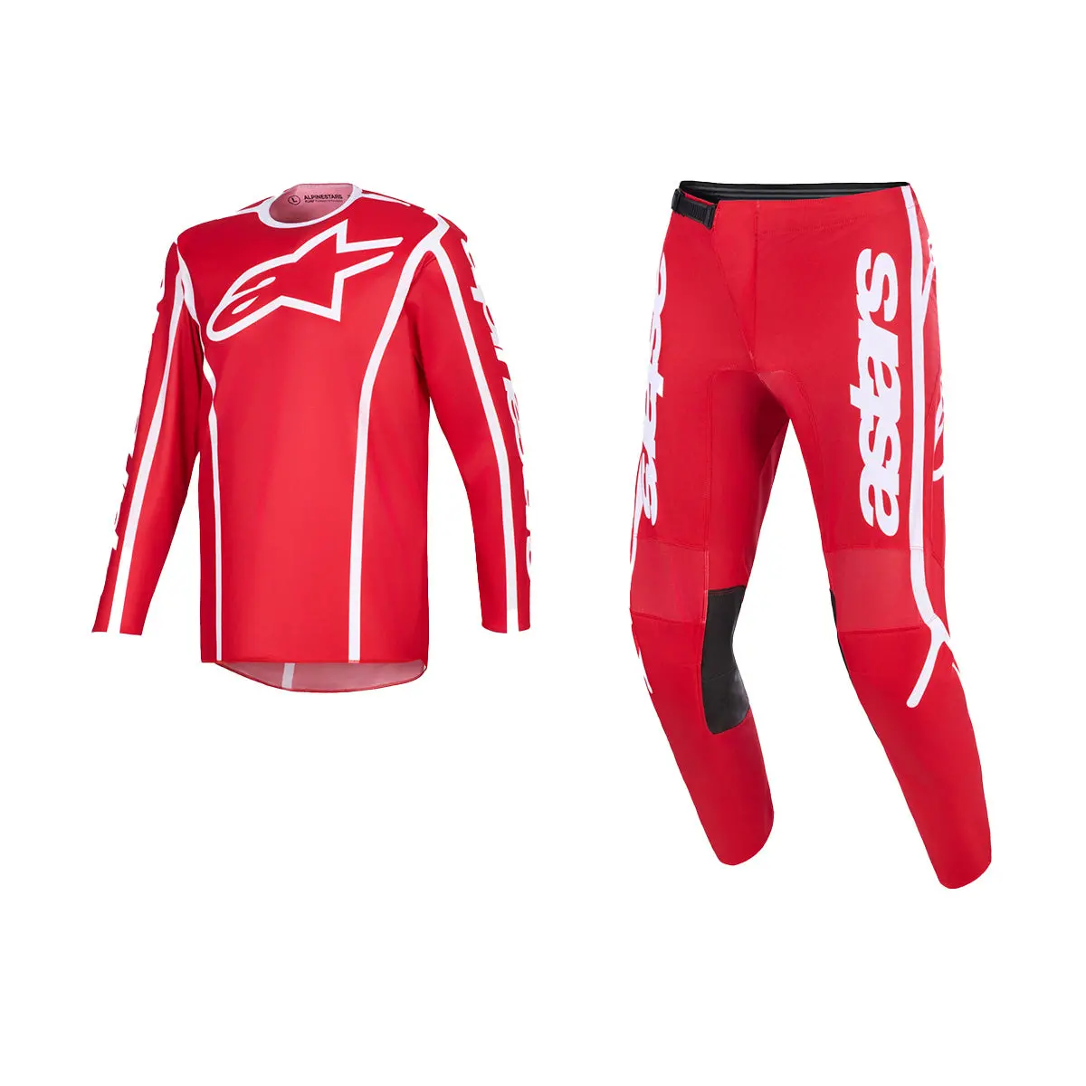 Alpinestars 2026 Fluid Apex Gear Set - Red White 1