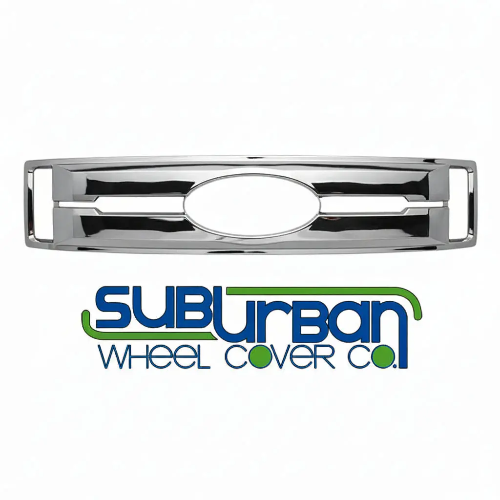 '17-22 Ford Super Duty Xl Chrome Grille Insert / Overlay Gi/147 1