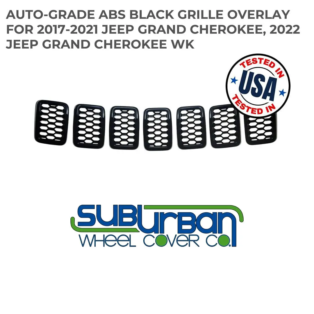 '17-21 / 2022 Wk - Jeep Grand Cherokee Gloss Black Grille Insert Gi/467Blk 1