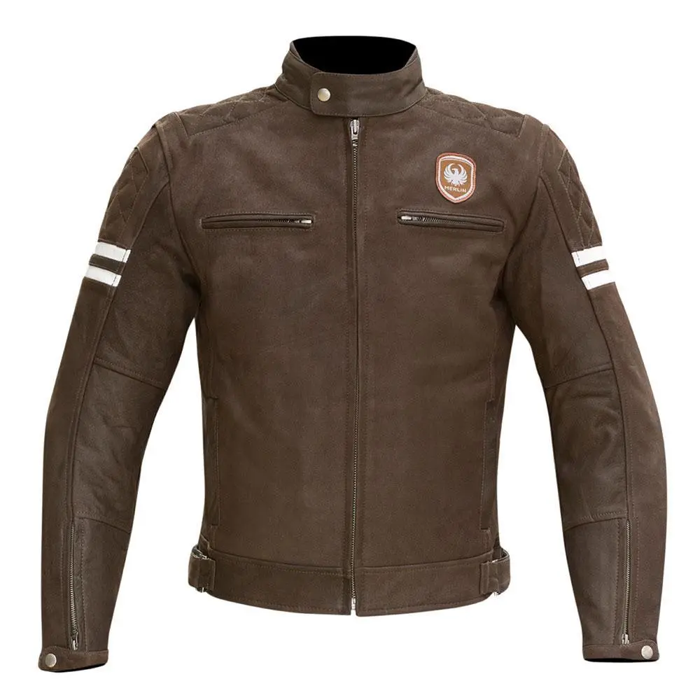 Merlin Hixon Leather -Jacket Brown 1