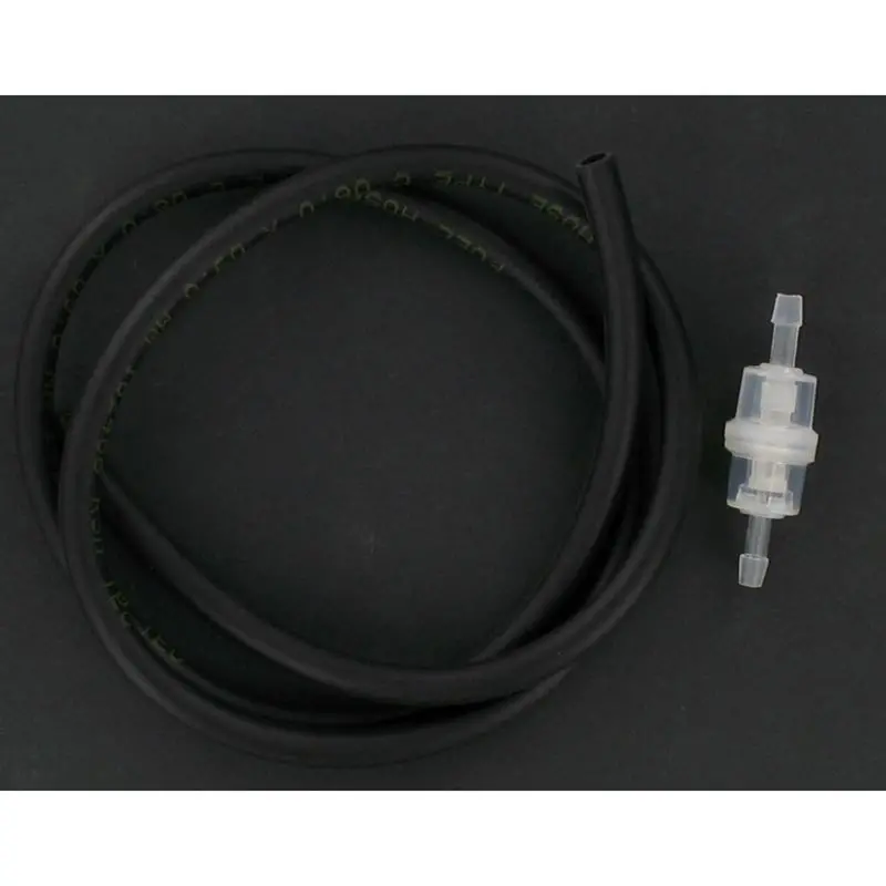 Kit Durite Noire 6X9 + Filtre Essence Cylindrique D6 | Brazoline 1