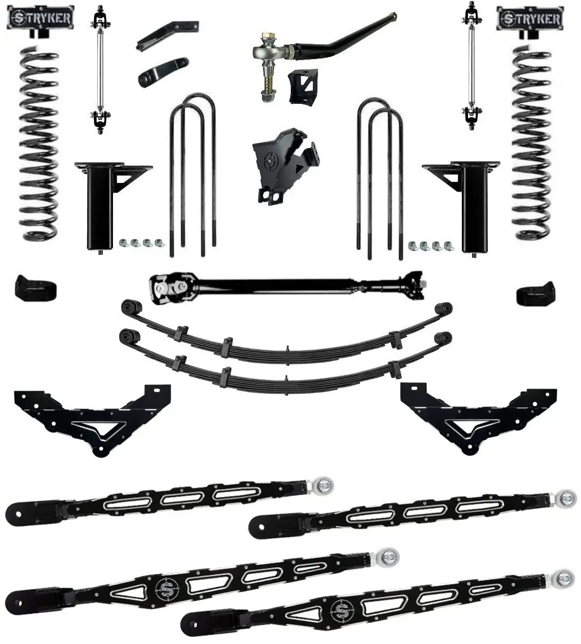 Ford 4-Link Lift Kit - Long Arm F250 F350 F450 F550 - 2 1