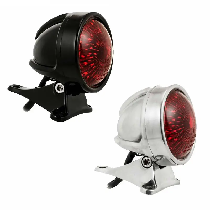 Feu Arrière Led Reprobate - Feu De Position Et Stop (Noir Ou Poli) | Motone Customs 1