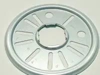 95.001 Silver One Steel Universal Hub Plate 1