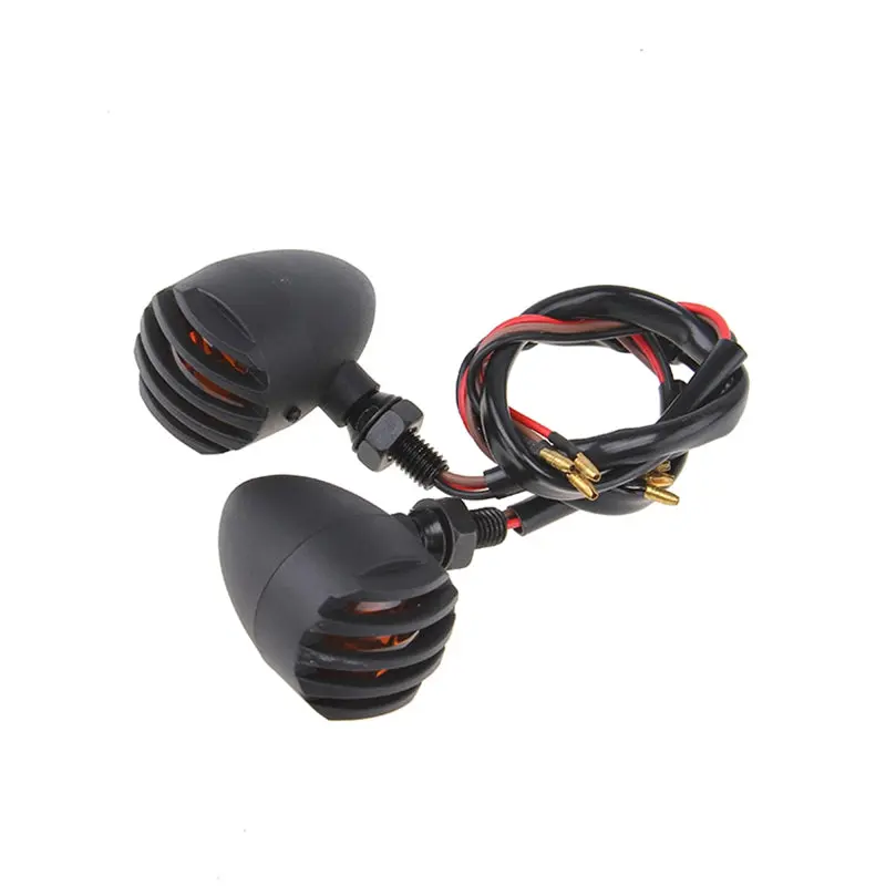 Clignotants Chopper Classique Noir 1