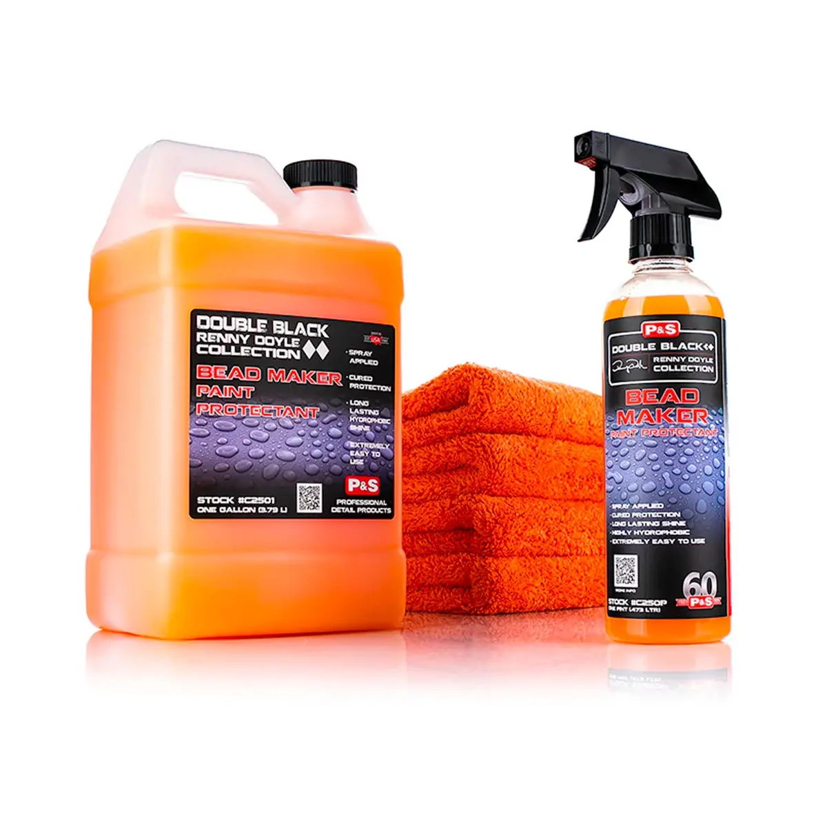 P&S Bead Maker Kit 2 - 1 Gallon & 1 Pint Bead Maker + 4 Eagle Edgeless 500 Towels 1
