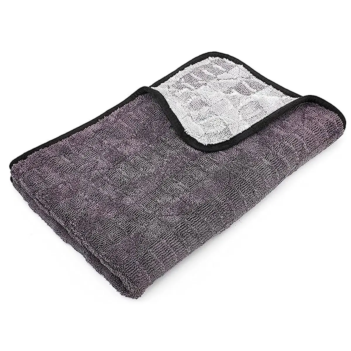 The Gauntlet Drying Towel - Microfiber, Designed To Dry Vehicles Faster, 20In X 30In, Ice Grey + Grey 1