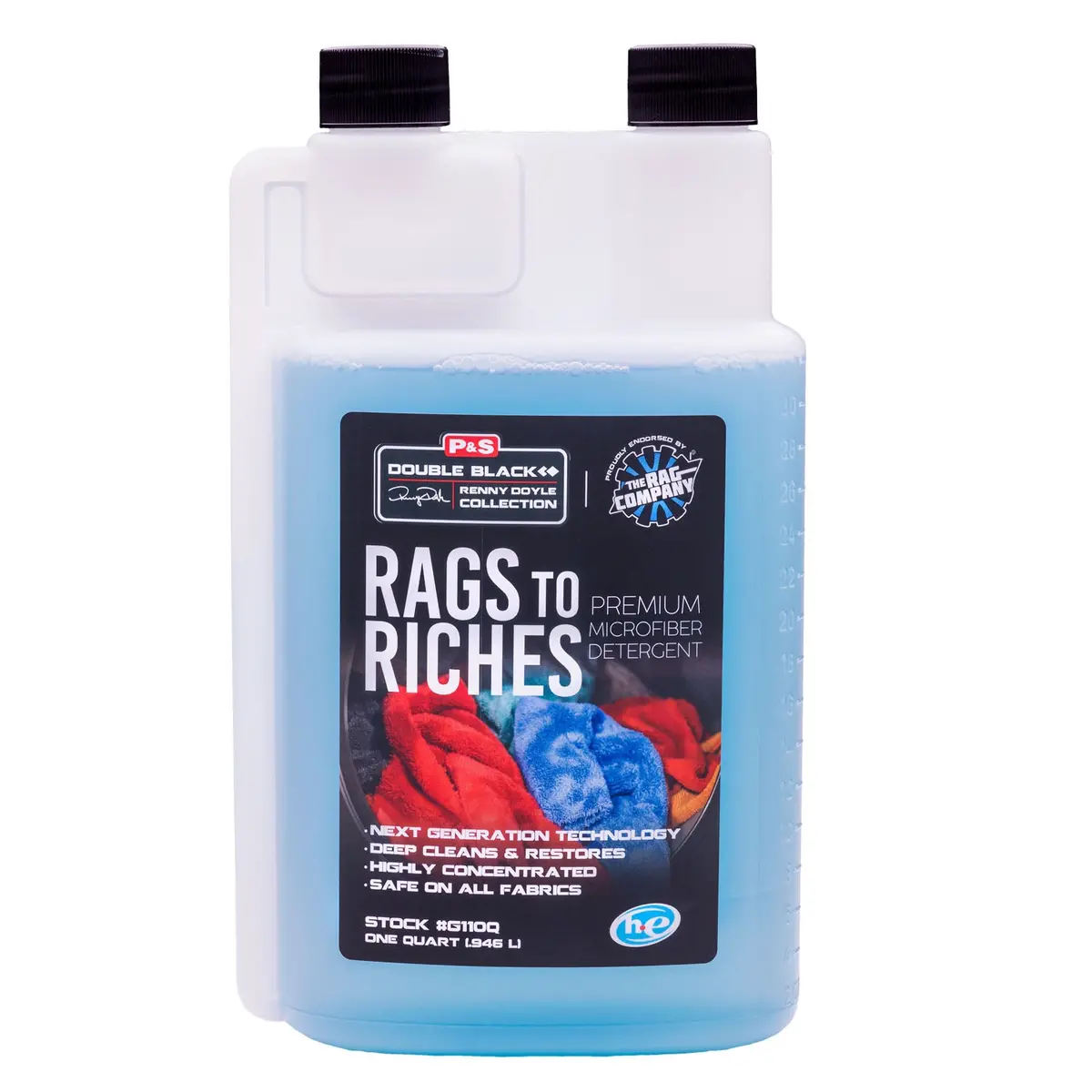 Double Black Rags To Riches - Microfiber Detergent 1
