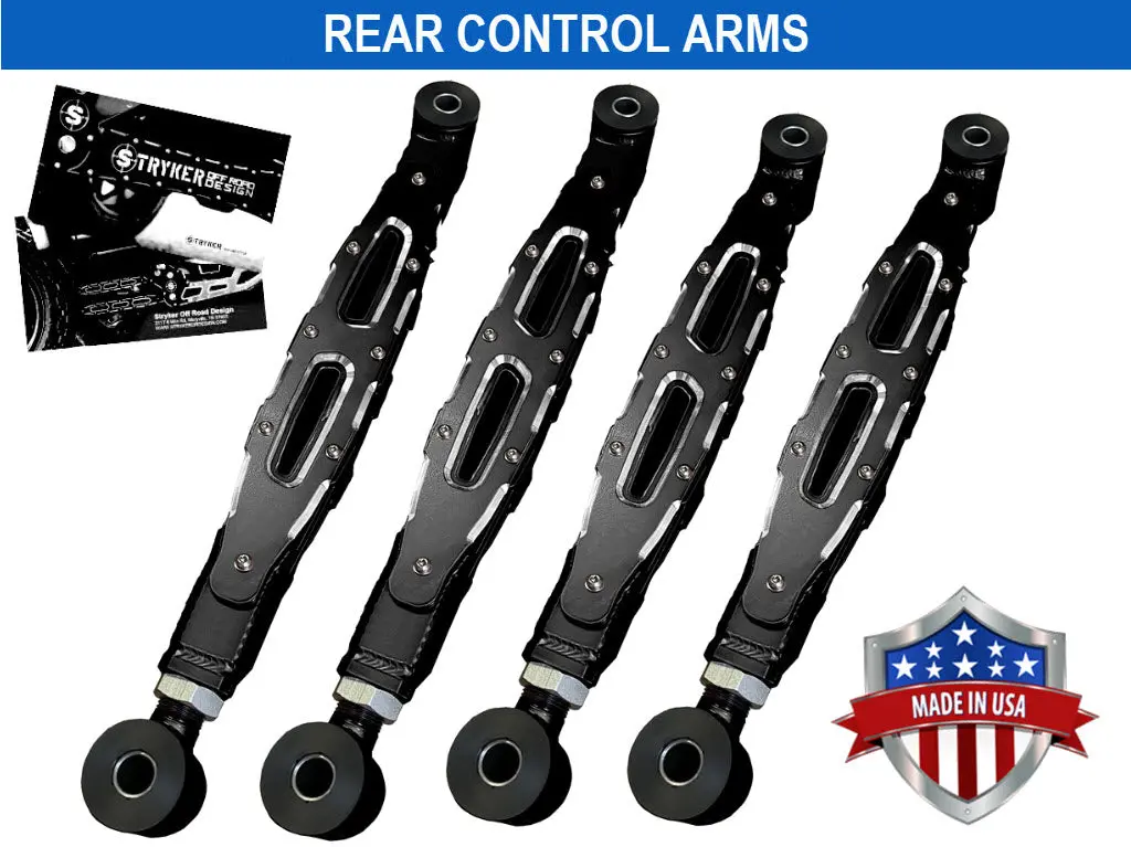 2014 - 2026 Dodge Ram 2500 Adjustable Fabricated Rear Control Arms 0" To 10" Lift 1