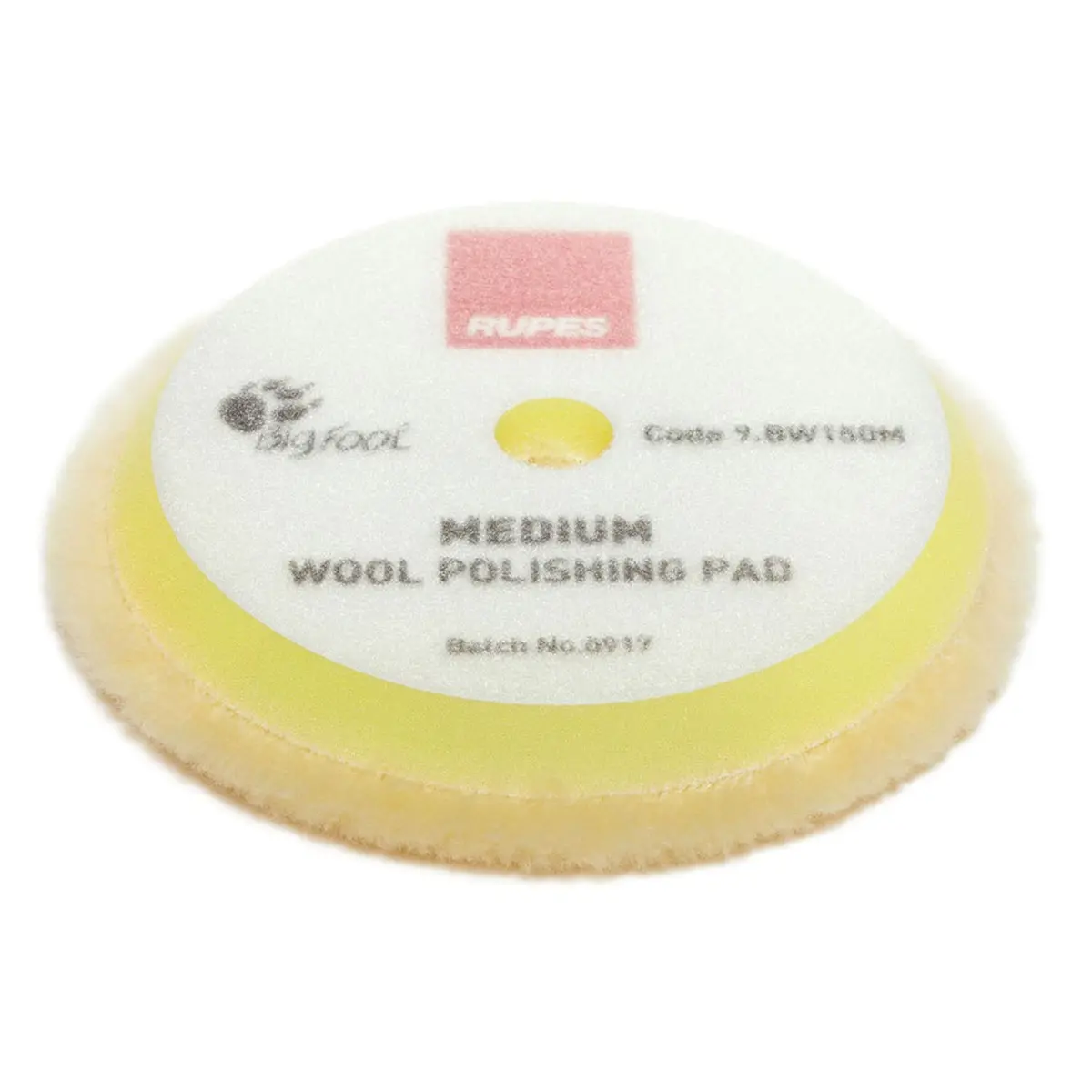 Rupes Medium Wool Polishing Pads (Yellow) 1