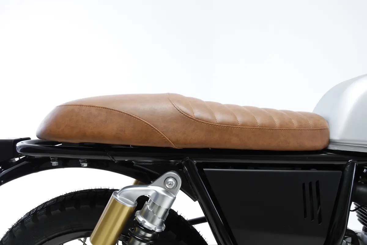 Selle Cuir Noir Ou Marron Pour Royal Enfield 650 | Hedgehog Motorcycles 2