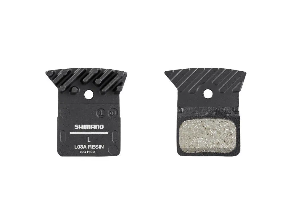 L03a Resin Disc Brake Pads With Cooling Fins 1