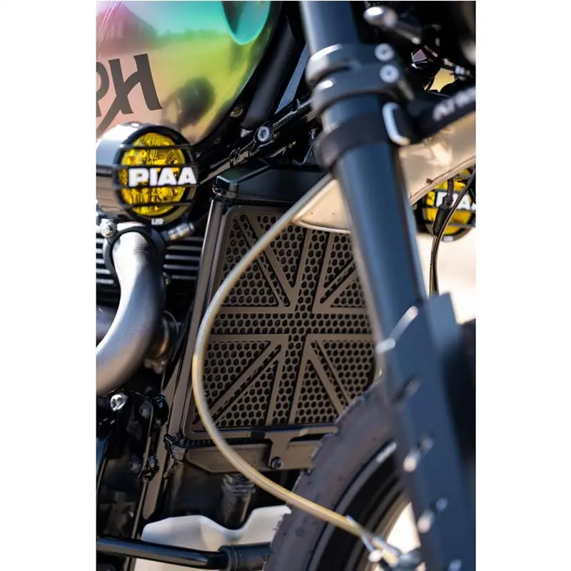 Grille De Radiateur Union Jack (Triumph Scrambler 1200 Tous Modèles) | Motone Customs 1