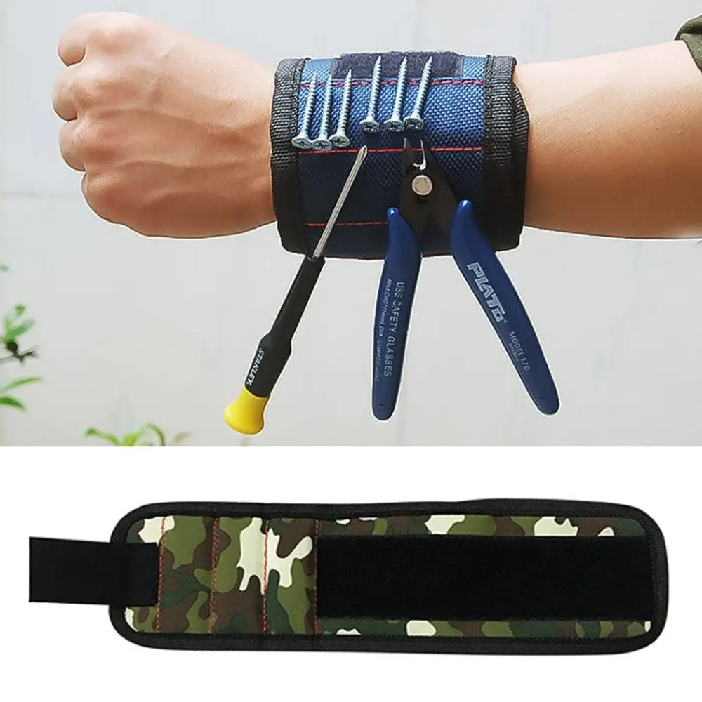1680D Oxford Cloth Pocket Magnetic Wristband Storage Pockets Tool 1