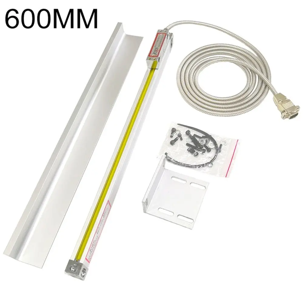 600Mm Measuring Range Milling Lathe Digital Readout Encoder Grating Electronic Ruler Linear Scale, 600Mm 1