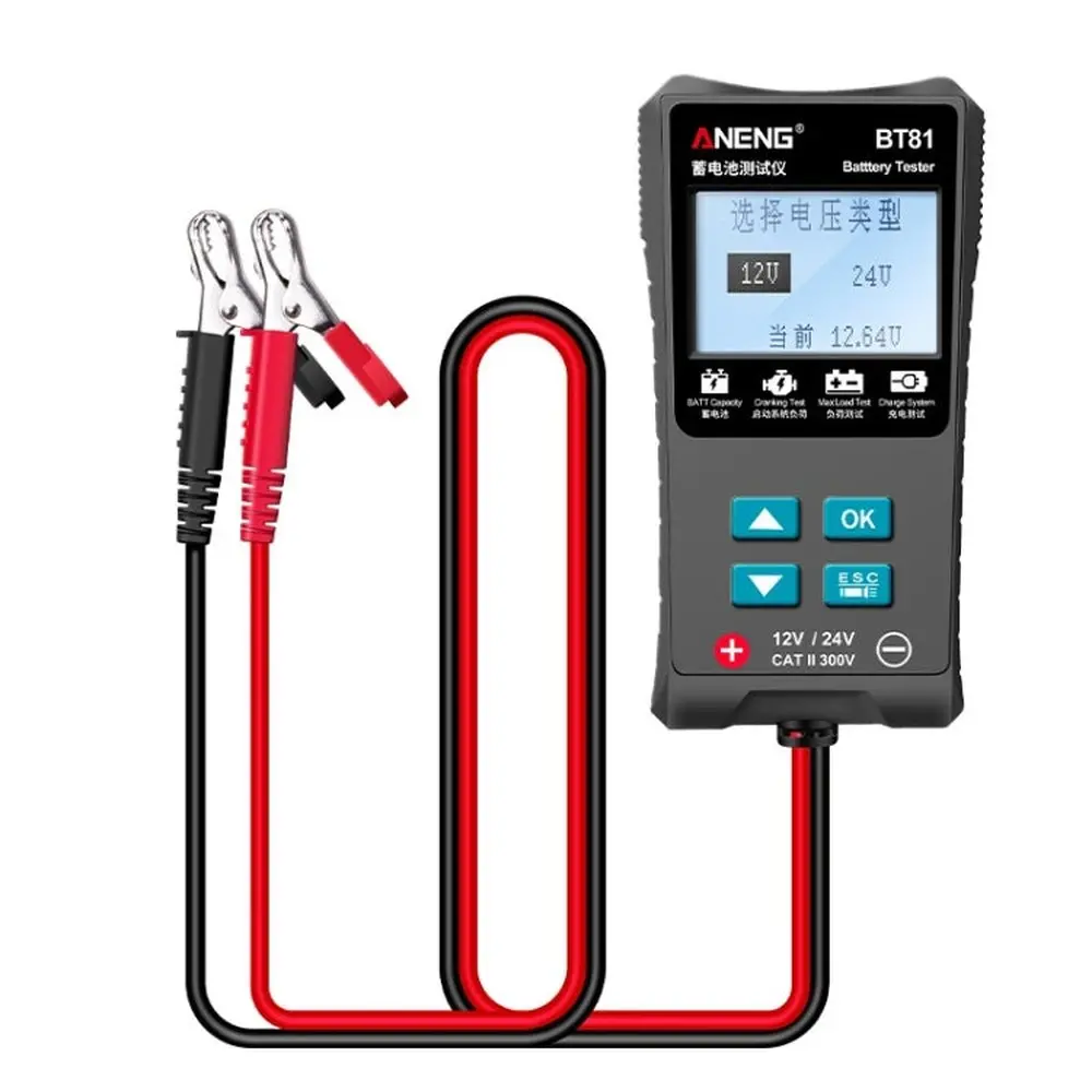 Aneng Bt81 12V/24V Battery Internal Resistance Capacity Detector 1