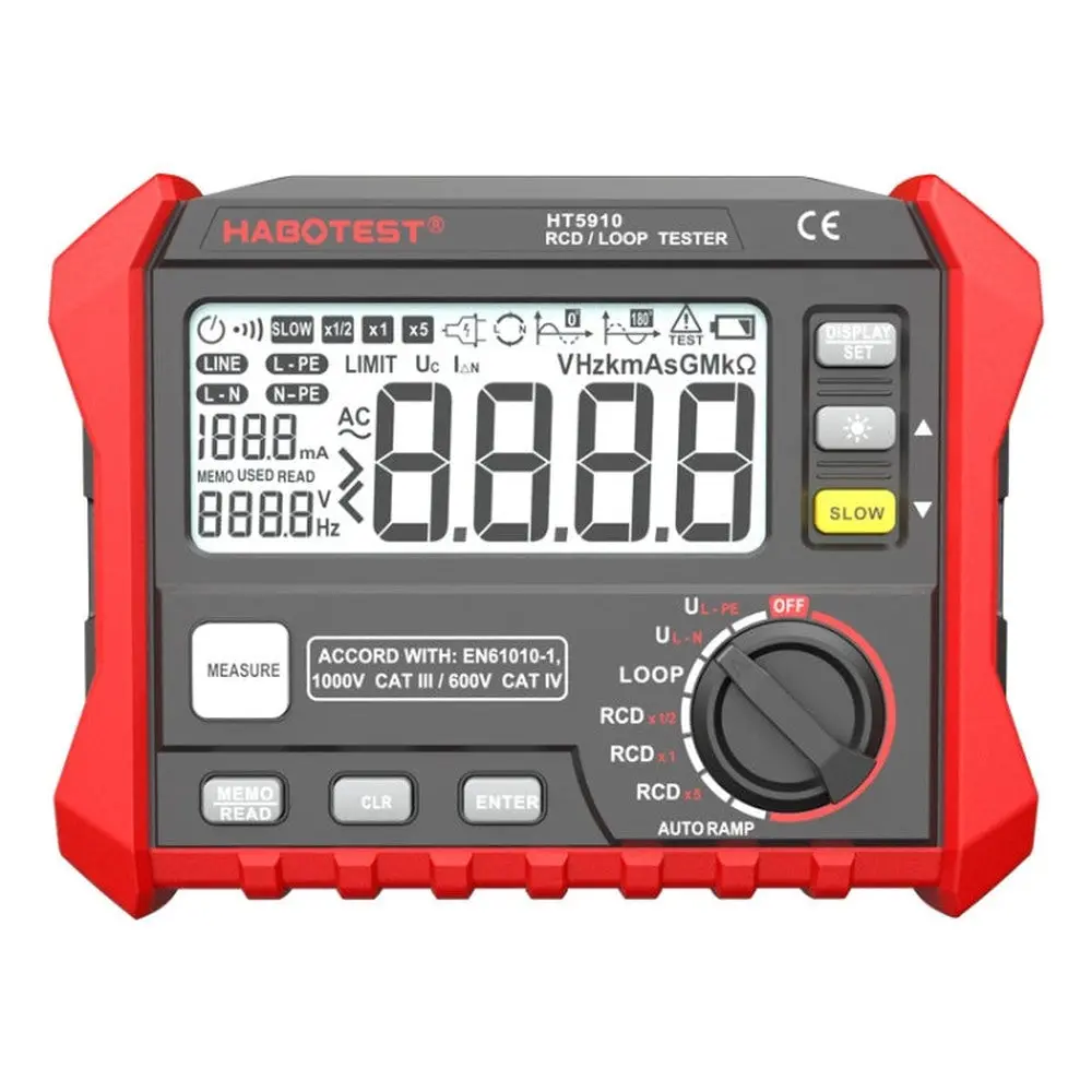 Habotest Ht5910 Leakage Switch & Loop Resistance Tester, Ht5910 1