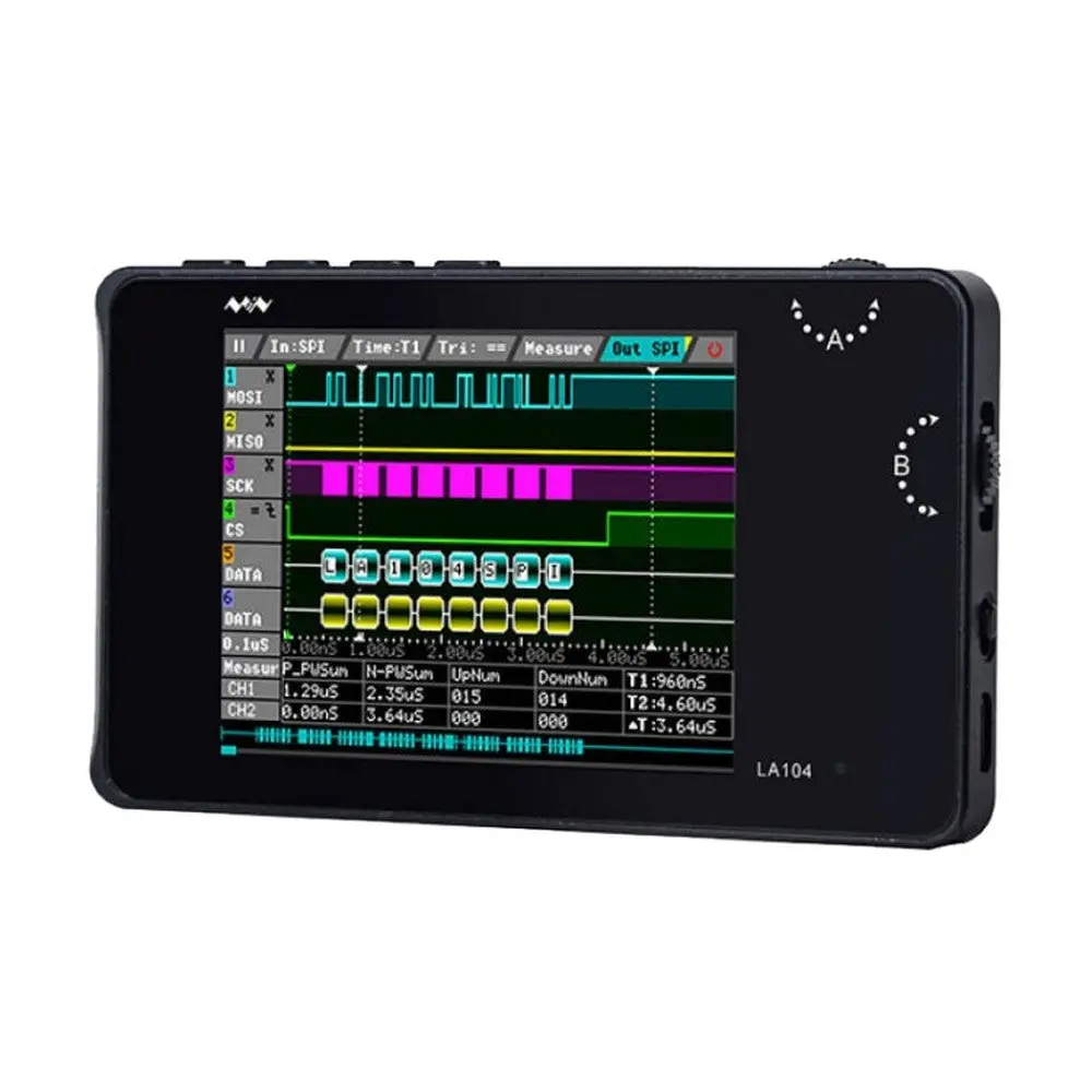 Miniware La104 Logic Analyzer 4-Channel Debugging Assistant Sampling Analog Oscilloscope, La104 1