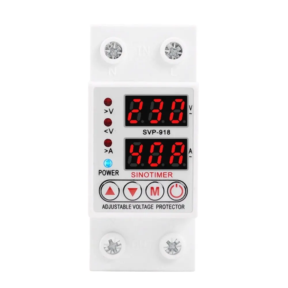 Sinotimer Svp-918 Adjustable Self-Resetting Intelligent Under-Voltage Protector, Current:, 40A, 63A 1