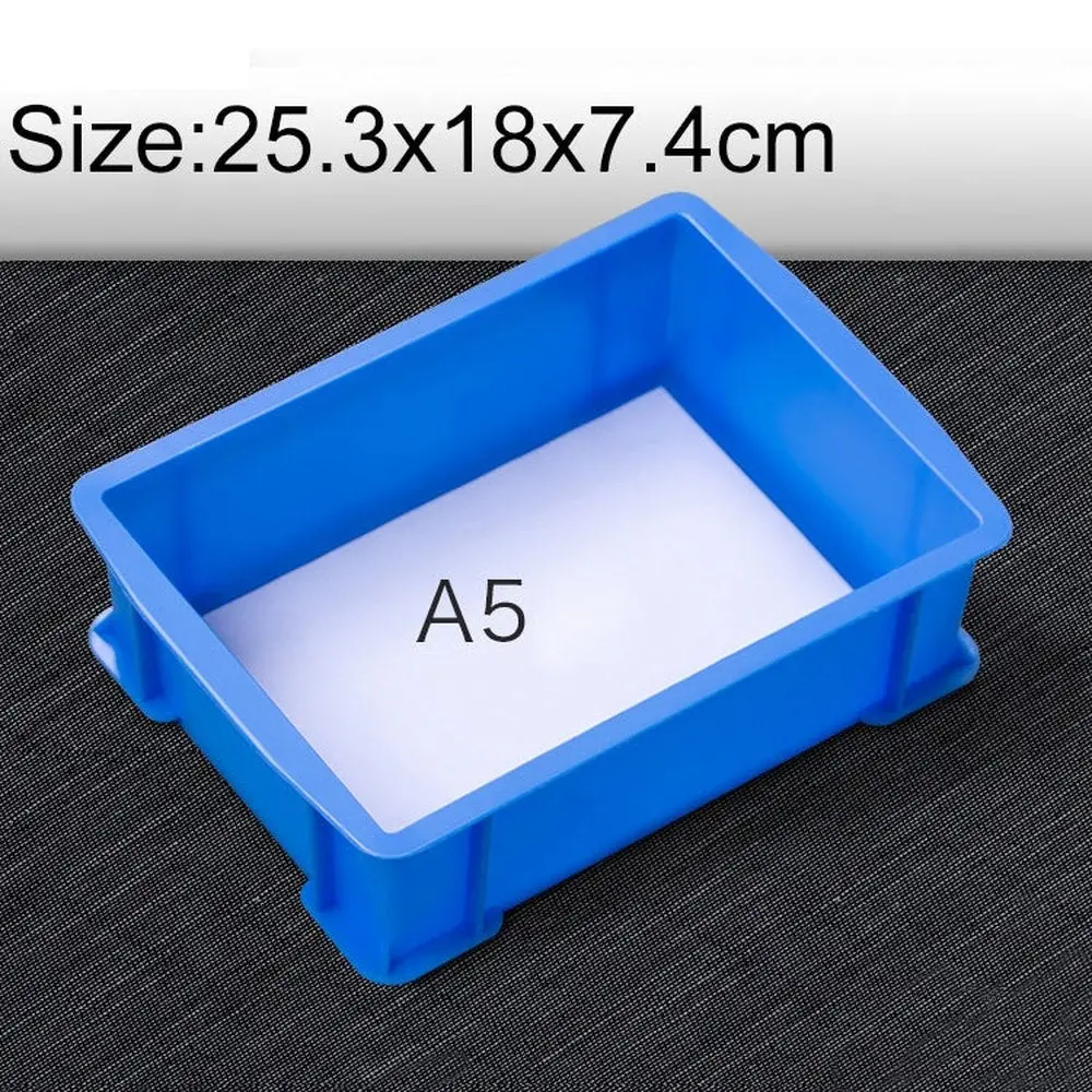 Thick Multi-Function Material Box Brand New Flat Plastic Parts Box Tool Box, Size: 25.3Cm X 18Cm X 7.4Cm, 25.3Cm X 18Cm X 7.4Cm 1