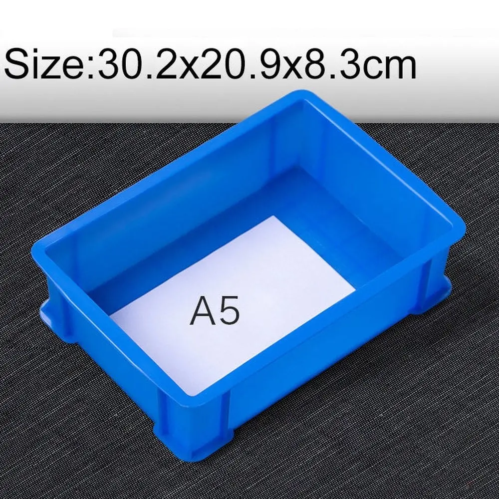 Thick Multi-Function Material Box Brand New Flat Plastic Parts Box Tool Box, Size: 30.2Cm X 20.9Cm X 8.3Cm, 30.2Cm X 20.9Cm X 8.3Cm 1