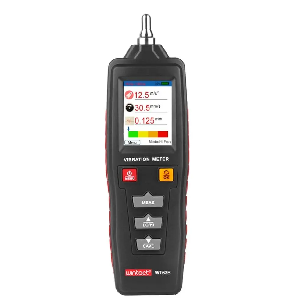 Wintact Wt63b Handheld Vibration Analyzer Digital Vibration Meter 1