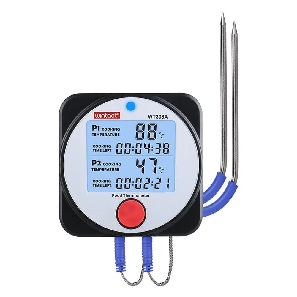 Wintact Wt308a Smart Food Thermometer Bt Meat Thermometer With Timer Alarm, Meat Thermometer 1